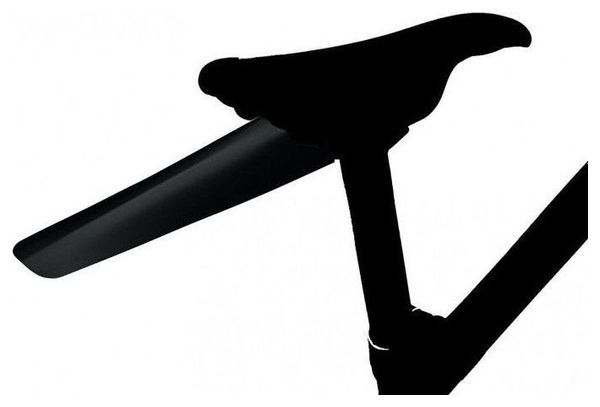 Garde-boue de selle Velox Clip-On double pli - noir