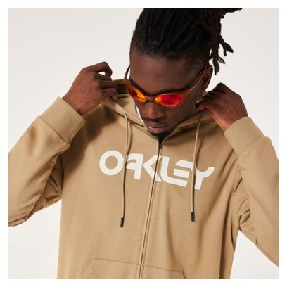 Oakley Teddy Full Zip Hoodie Beige