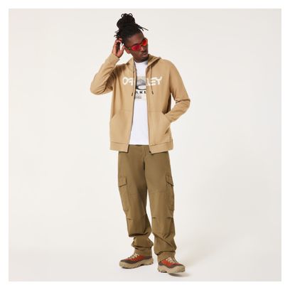 Oakley Teddy Full Zip Hoodie Beige