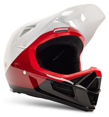 Fox Rampage Comp Baysik Helmet White / Red / Black