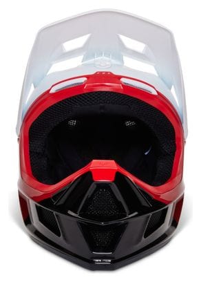 Fox Rampage Comp Baysik Helmet White / Red / Black