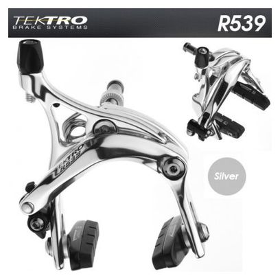 Etrier de frein de route avant Tektro R539 silver (nut)