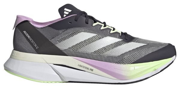 Laufschuhe adidas Performance adizero Boston 12 Schwarz Grün Pink