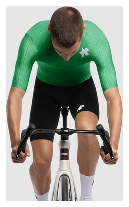 Maillot Manches Courtes Assos Equipe RSR S11 Vert Homme