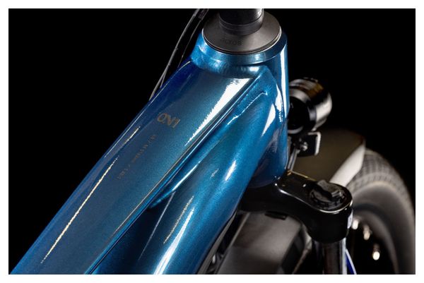 VTC Électrique Cube Touring Hybrid One 500 Trapeze Shimano Cues 9V 500 Wh 700 mm Bleu Deep Sea 2025