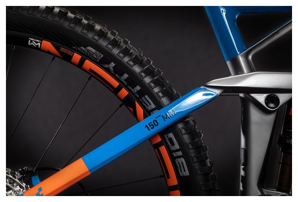Cube Stereo 150 C:62 SL 29 MTB Full Suspension Shimano SLX / XT 12S 29'' Actionteam Grigio Blu Arancione 2021