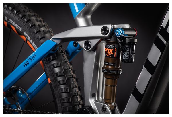 Cube Stereo 150 C:62 SL 29 MTB Full Suspension Shimano SLX / XT 12S 29'' Actionteam Grigio Blu Arancione 2021