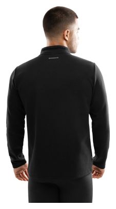 Pull fitness demi-zip homme Inter Noir