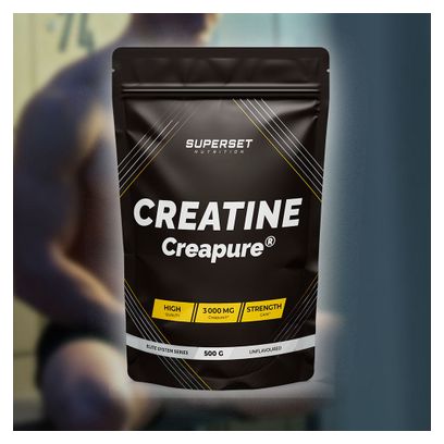 Creatine Monohydrate Creapure® (500g) - Superset Nutrition - Créatines