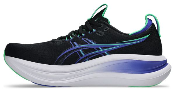 Asics Gel-Nimbus 28 hardloopschoenen zwart/groen/blauw heren
