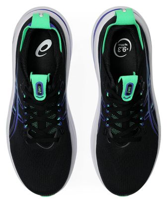 Asics Gel-Nimbus 28 hardloopschoenen zwart/groen/blauw heren