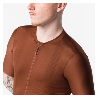 Maglia a maniche corte Castelli Espresso 2 marrone da uomo