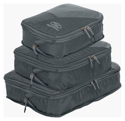 Borsa portaoggetti da uomo Highlander Compakta Packing Cubes Grigio