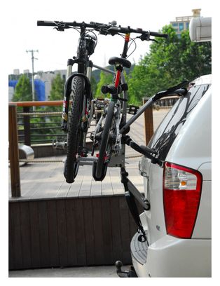 Buzz Rack Pilot Bike Rack on Tailgate - 2 Bikes Silver