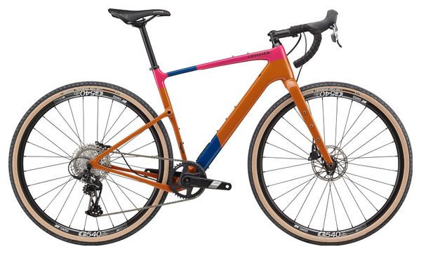 Bicicletta da ghiaia Cannondale Topstone Carbon Sram Apex XPLR 12V 700 mm Marrone