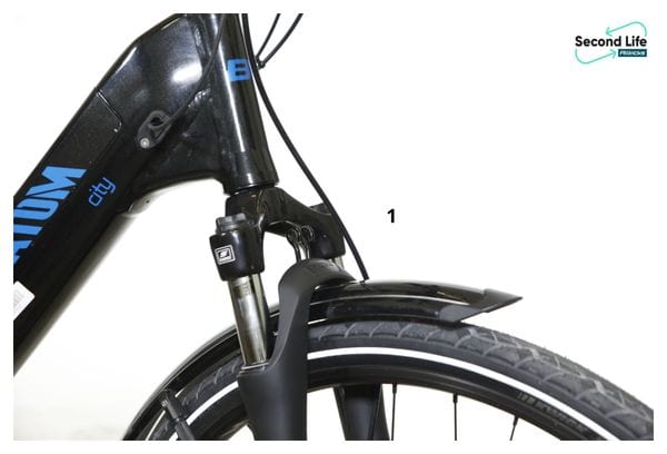Producto Reacondicionado - BH Atom City Wave Shimano Acera 8V 500 Wh 700 mm Negra Bicicleta Eléctrica de Ciudad