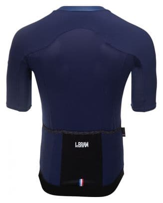 LeBram Allos Short Sleeve Jersey Blue Aero Fit