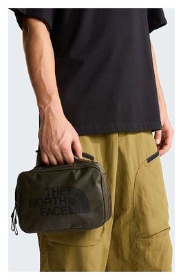 The North Face Base Camp Voyager 4L Green Toiletry Bag