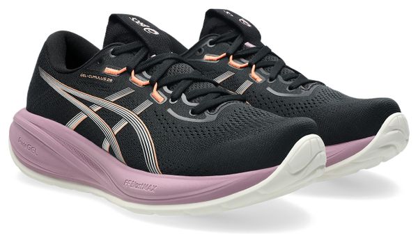 Asics Gel-Cumulus 28 Running Shoes for Women, Black/Pink