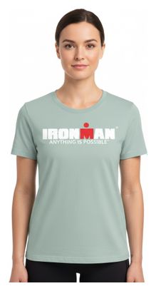Ironman Korte Mouw T-shirt Stella Ella Lichtgroen