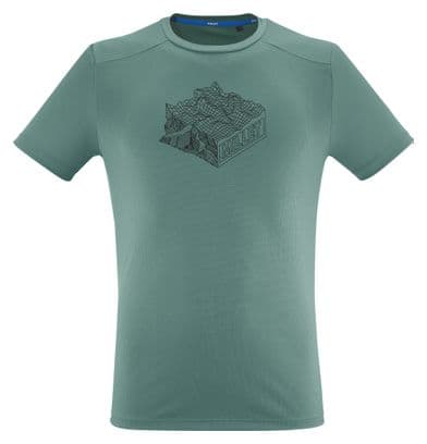 Groen Millet Kamet Map t-shirt voor heren