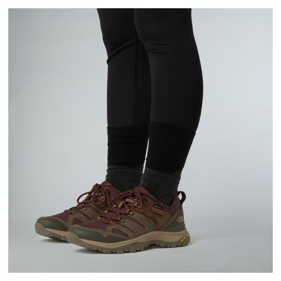 Stivali da trekking The North Face Hedgehog Gore-Tex da donna, marrone/verde