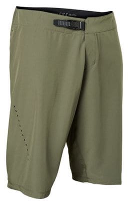 Pantalones cortos Fox Flexair Lite con piel verde