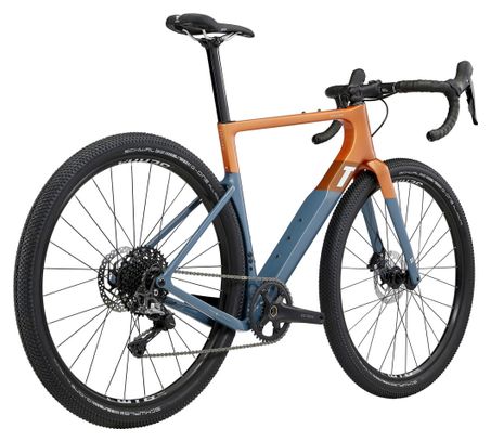 3T Exploro Max Gravel Bike Shimano GRX 11S 650b Grau Blau Orange 2022