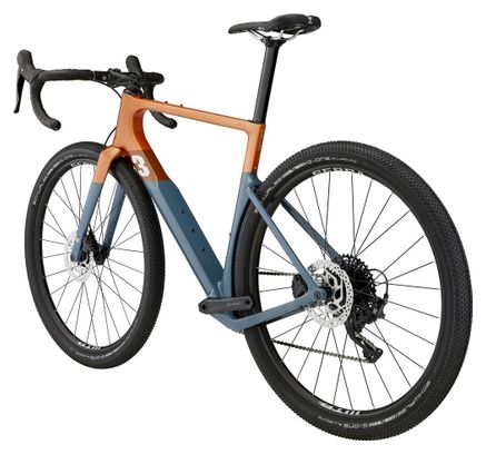 3T Exploro Max Gravel Bike Shimano GRX 11S 650b Grey Blue Orange 2022