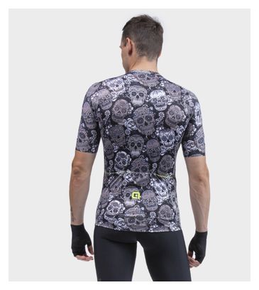 Maillot de manga corta Alé México Negro
