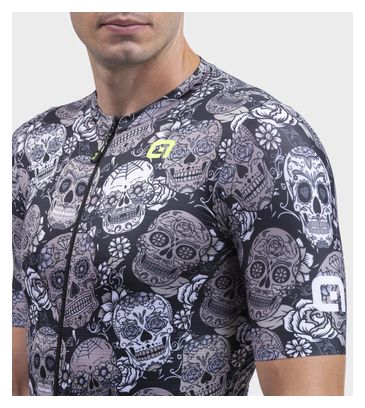 Maillot de manga corta Alé México Negro