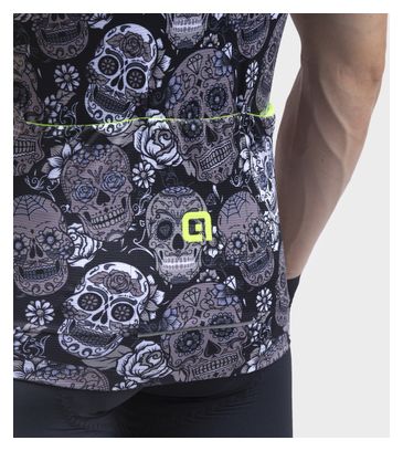 Maillot de manga corta Alé México Negro