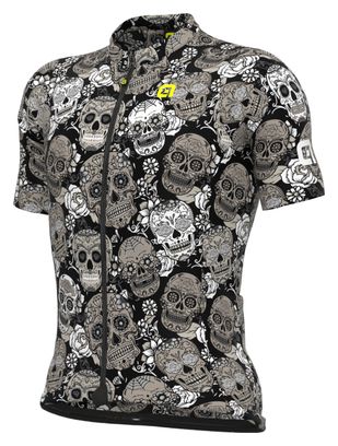 Maillot de manga corta Alé México Negro