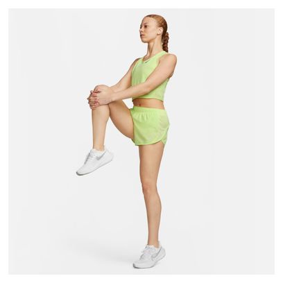 Nike Dri-Fit Race Damen-Top Gelb