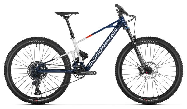 Mondraker F-Trick 26 Semi-stijve kinderfiets Sram SX 12S 26'' Blauw Wit 2024