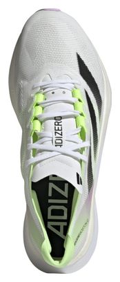 Chaussures de Running adidas Performance adizero Boston 12 Blanc Vert Rose