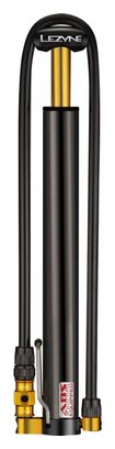 Lezyne Micro Floor Drive HV voetpomp (Max 90 psi / 6 bar) Zwart