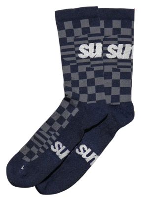 Calzini Sums Checkers blu