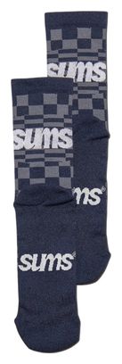 Calzini Sums Checkers blu