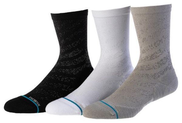 Stance Performance Run Crew Multicolor Socks (Pack Of 3 Pairs)