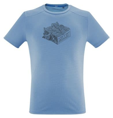 Blauw Millet Kamet Map t-shirt voor heren