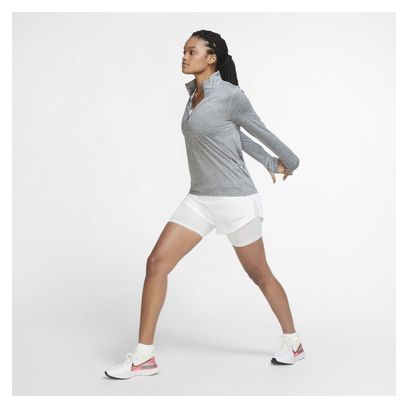Nike Element Women&#39;s Long Sleeve 1/2 Zip Jersey Gray
