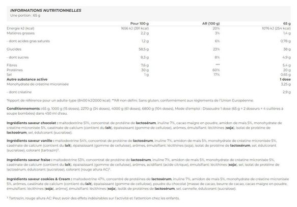 Hyper Mass (6 8kg) - Biotech Usa - Fraise -  Gainers