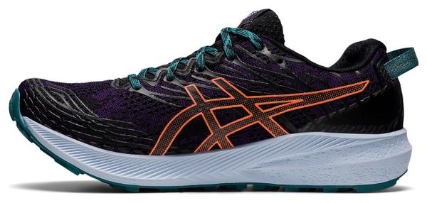 Chaussures Running Asics Fuji Lite 3 Noir Rose Femme