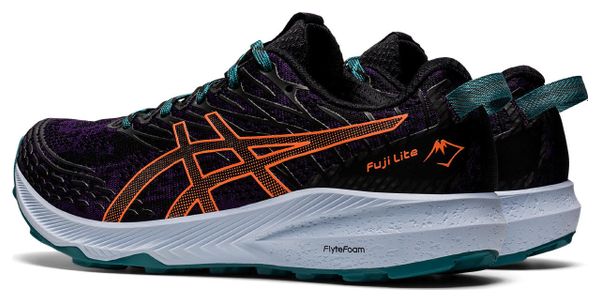 Chaussures Running Asics Fuji Lite 3 Noir Rose Femme