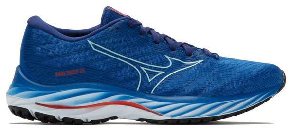 Chaussures de Running Mizuno Wave Rider 26 Bleu Rouge