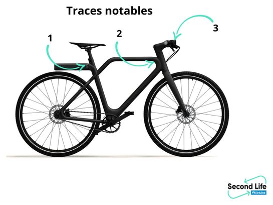Bicicleta eléctrica urbana Angell de 700 mm, negro 2021