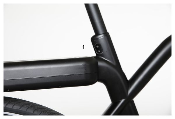 Bicicleta eléctrica urbana Angell de 700 mm, negro 2021