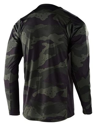 Maglia manica lunga Skyline Camo Troy Lee Designs verde nero