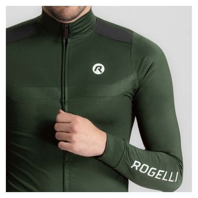 Maillot Manches Longues Velo Rogelli Mono - Homme - Vert